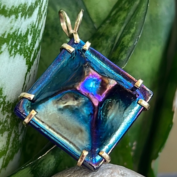 14k gold and Tiffany turtleback custom piece - Picture 8 of 15